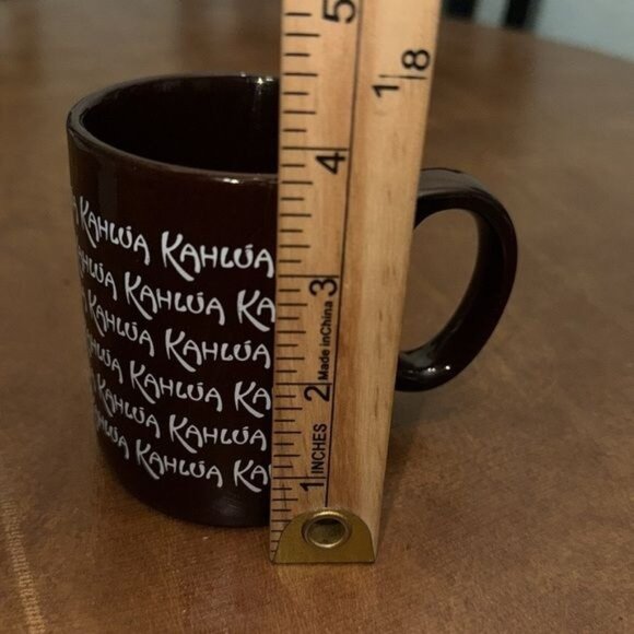 Kahlua Logo Brown Coffee Mug Set Of 3 - Picture 5 of 6
